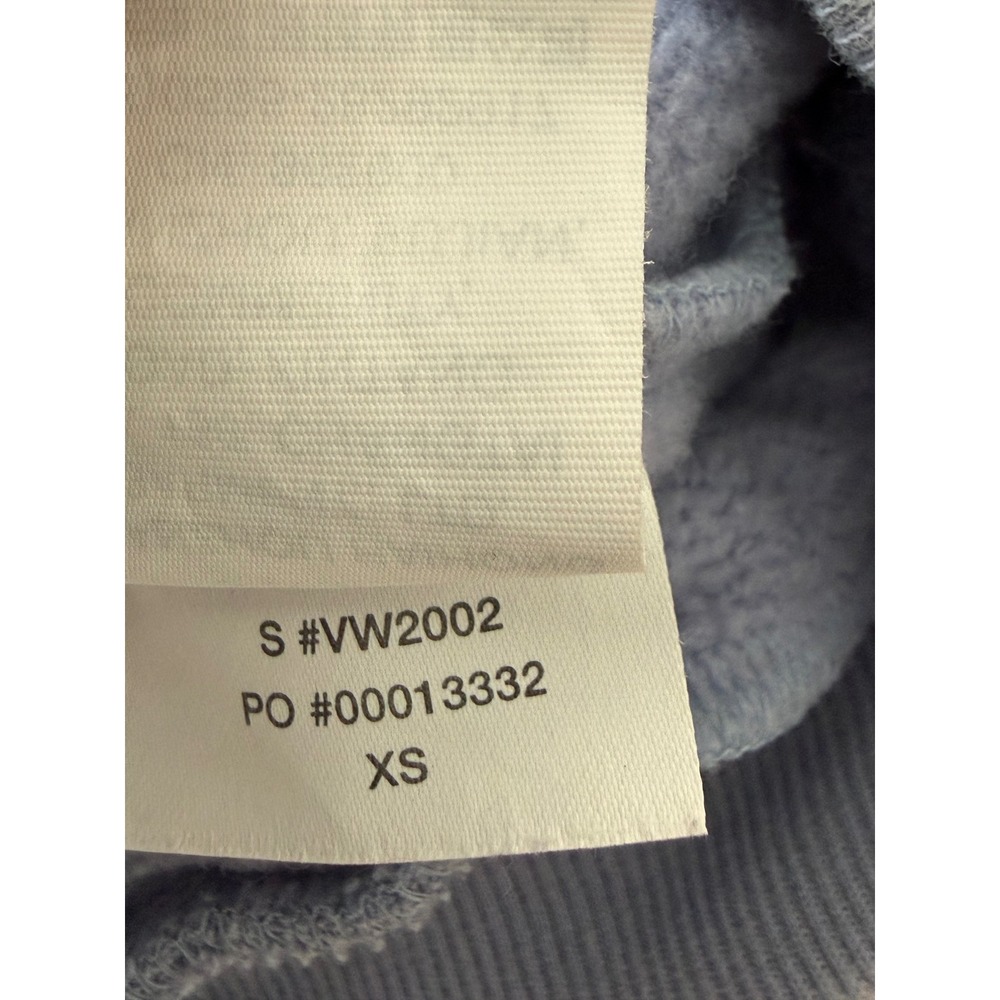 Vuori Restore Hoodie Womens XS Dusty Blue Organic Cotton Sweatshirt VW2002 - Picture 4 of 5